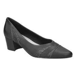 Easy Street Lizbeth Womens Pointed Closed Toe Block Heel Pumps