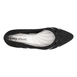 Easy Street Lizbeth Womens Pointed Closed Toe Block Heel Pumps