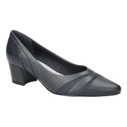 Easy Street Lizbeth Womens Pointed Closed Toe Block Heel Pumps