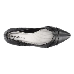 Easy Street Lizbeth Womens Pointed Closed Toe Block Heel Pumps