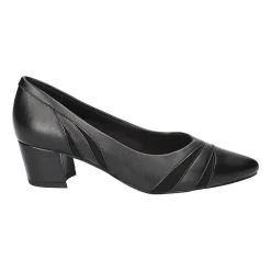 Easy Street Lizbeth Womens Pointed Closed Toe Block Heel Pumps