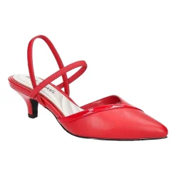 Easy Street Unna Womens Pointed Closed Toe Kitten Heel Pumps