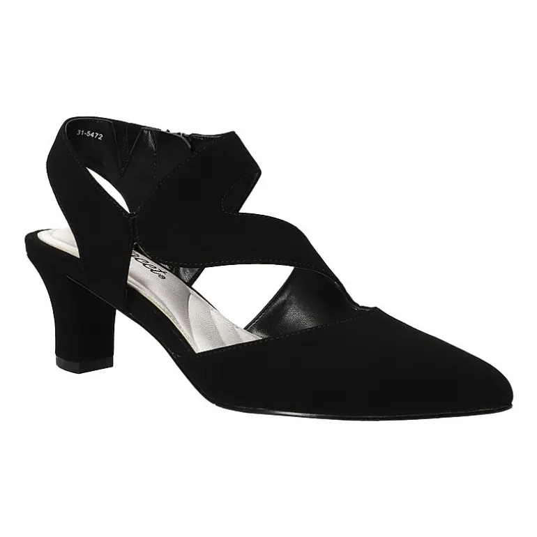 Easy Street Venue Womens Pointed Closed Toe Stiletto Heel Pumps