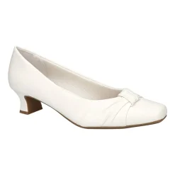 Easy Street Waive Womens Square Kitten Heel Pumps