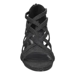 Easy Street Womens Bee Heeled Sandals