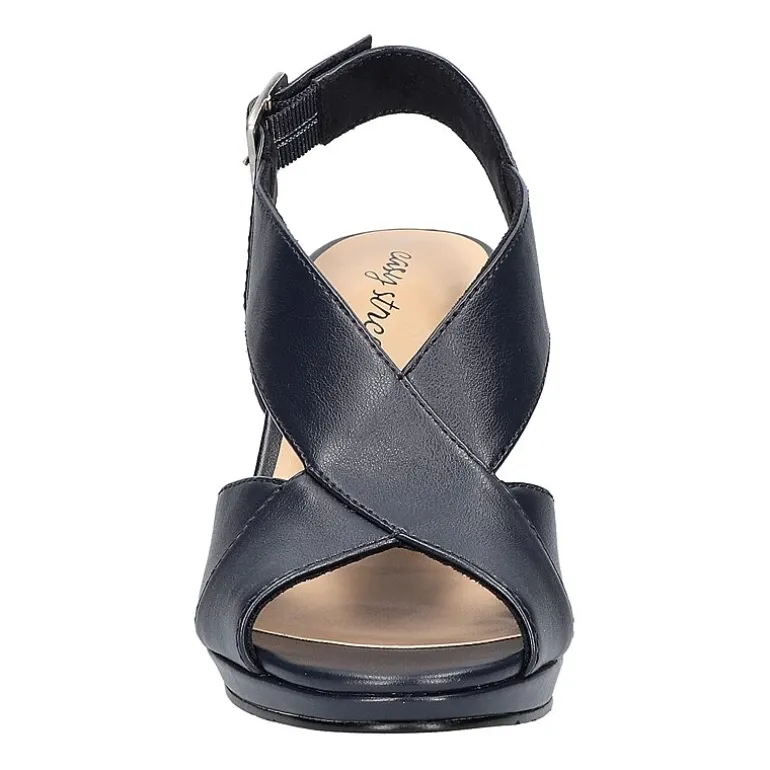 Easy Street Womens Christy Heeled Sandals