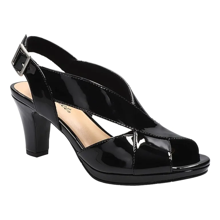 Easy Street Womens Christy Heeled Sandals