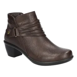 Easy Street Womens Damita Block Heel Booties