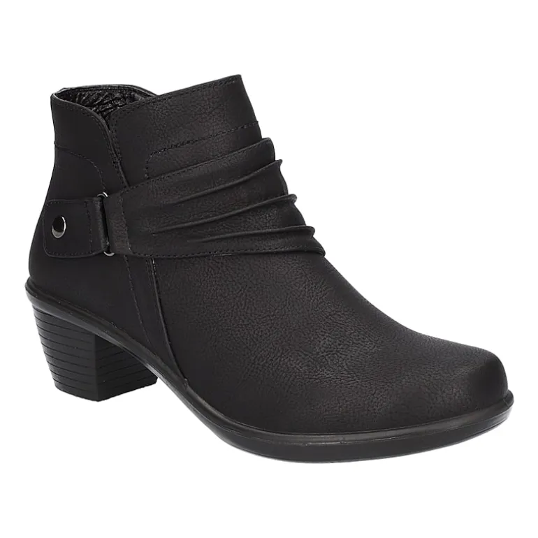 Easy Street Womens Damita Block Heel Booties