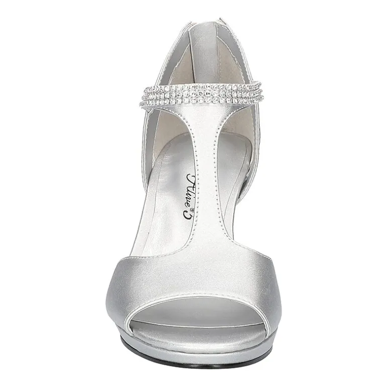 Easy Street Womens Flash Heeled Sandals