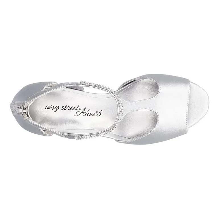 Easy Street Womens Flash Heeled Sandals