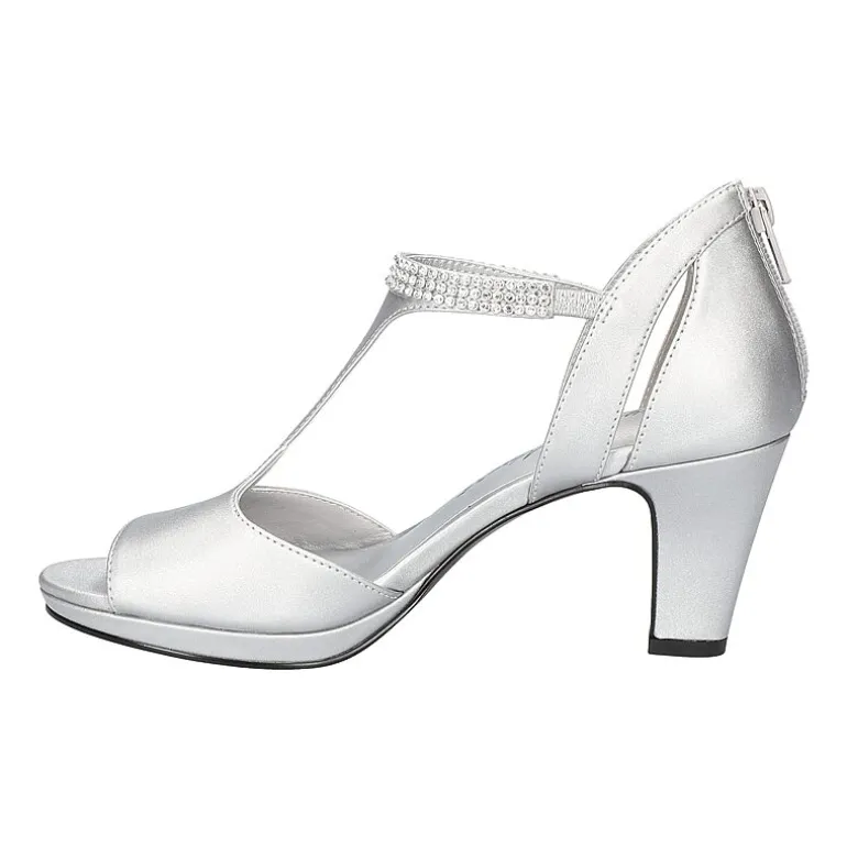 Easy Street Womens Flash Heeled Sandals