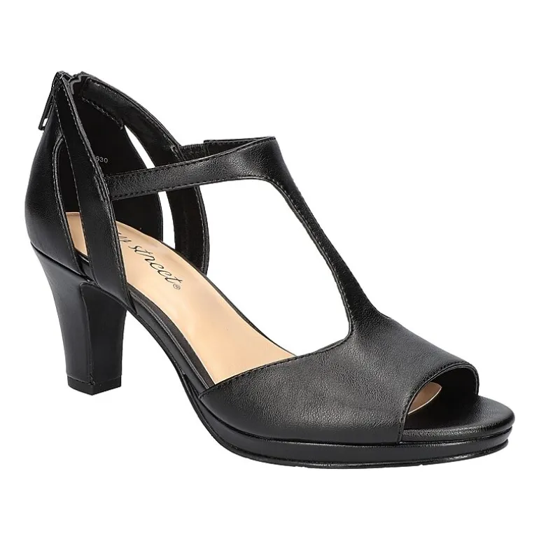 Easy Street Womens Flash Heeled Sandals