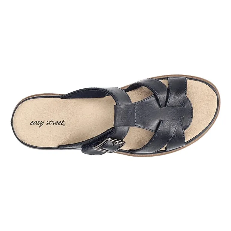 Easy Street Womens Joby Slide Sandals