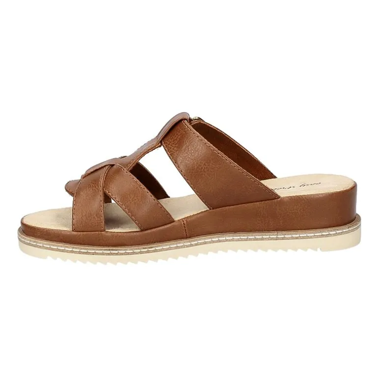 Easy Street Womens Joby Slide Sandals
