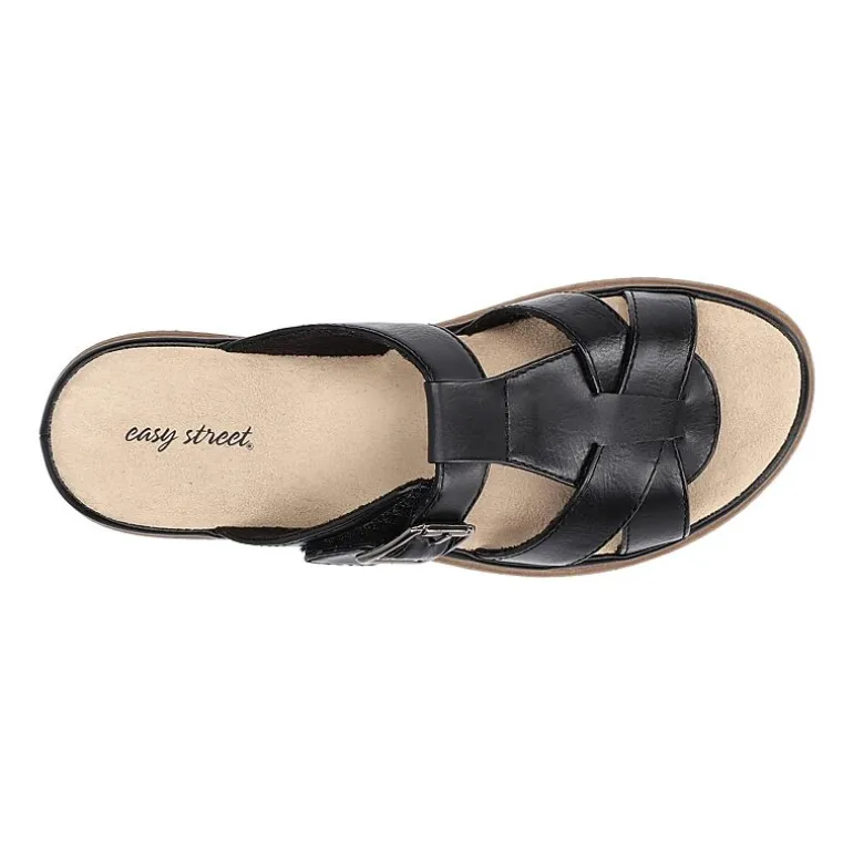 Easy Street Womens Joby Slide Sandals
