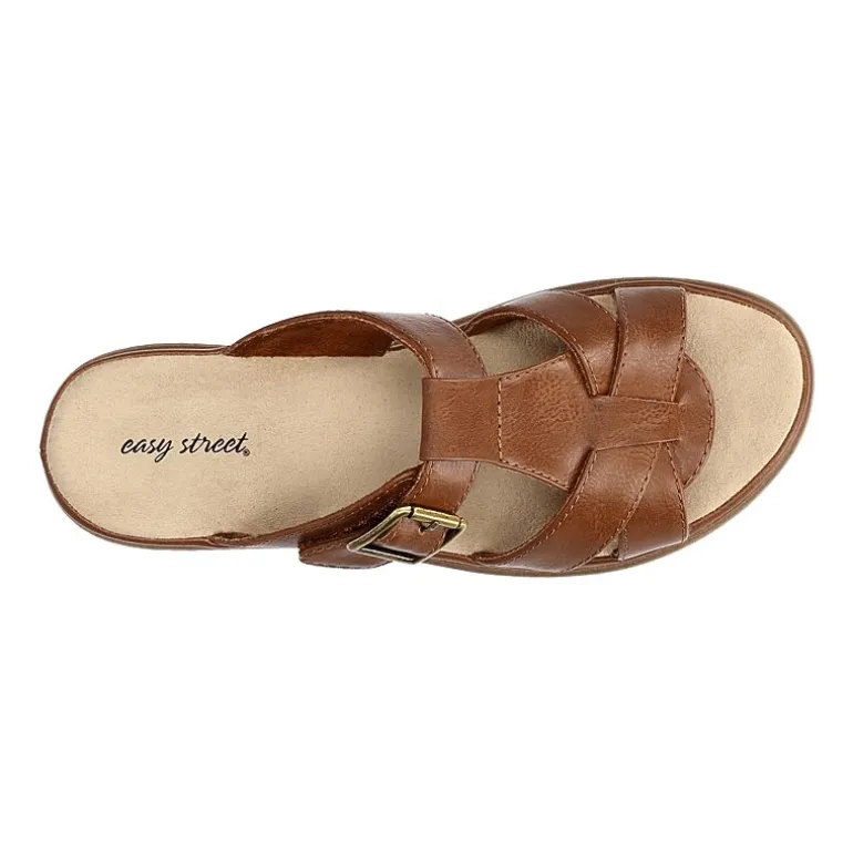 Easy Street Womens Joby Slide Sandals