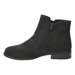 Easy Street Womens Junction Block Heel Booties