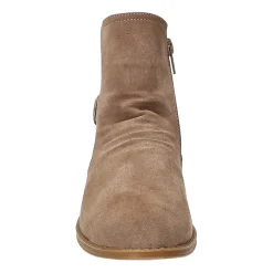 Easy Street Womens Junction Block Heel Booties
