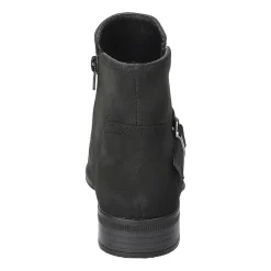 Easy Street Womens Junction Block Heel Booties