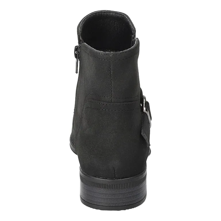 Easy Street Womens Junction Block Heel Booties