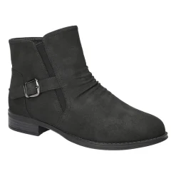 Easy Street Womens Junction Block Heel Booties
