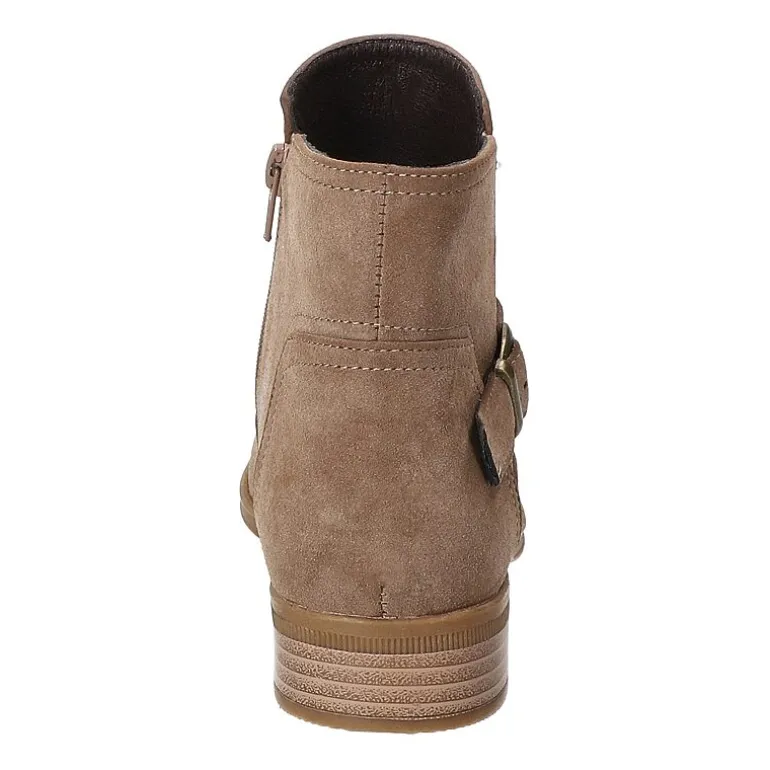 Easy Street Womens Junction Block Heel Booties