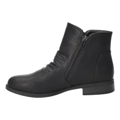 Easy Street Womens Junction Block Heel Booties