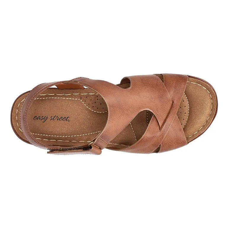 Easy Street Womens Lani Wedge Sandals
