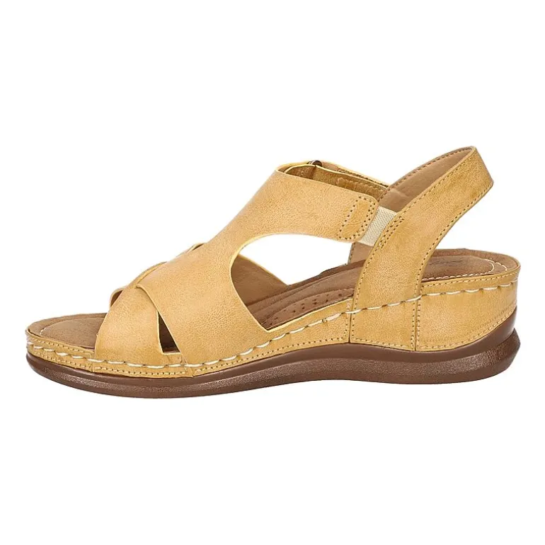 Easy Street Womens Lani Wedge Sandals