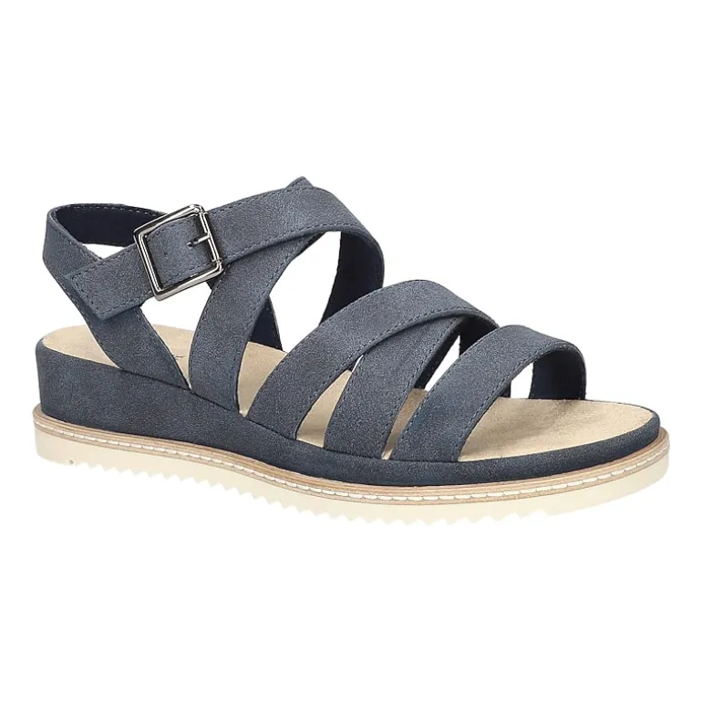Easy Street Womens Madeline Wedge Sandals