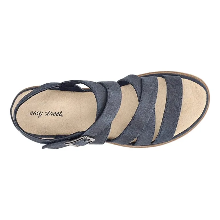 Easy Street Womens Madeline Wedge Sandals
