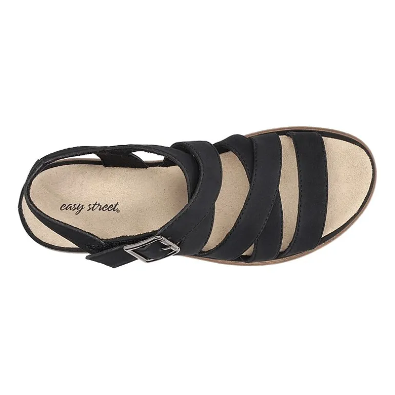 Easy Street Womens Madeline Wedge Sandals