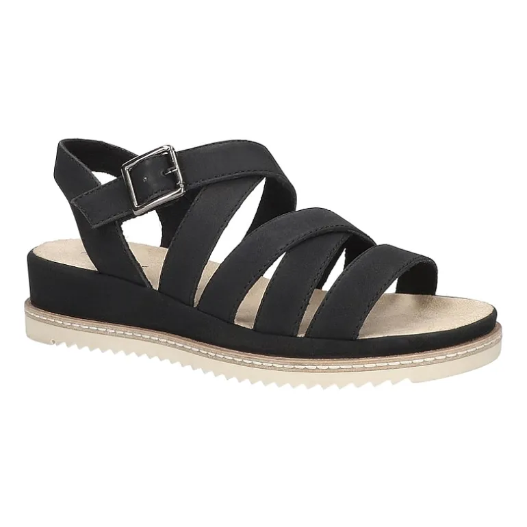 Easy Street Womens Madeline Wedge Sandals