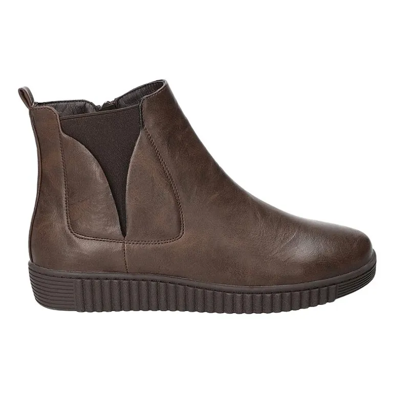 Easy Street Womens Wyatt Flat Heel Booties