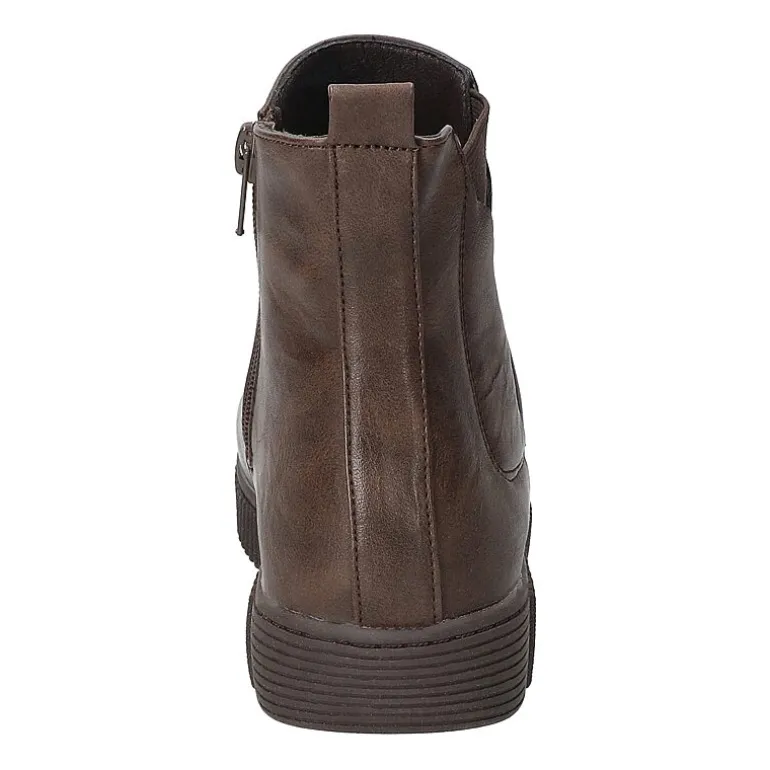 Easy Street Womens Wyatt Flat Heel Booties