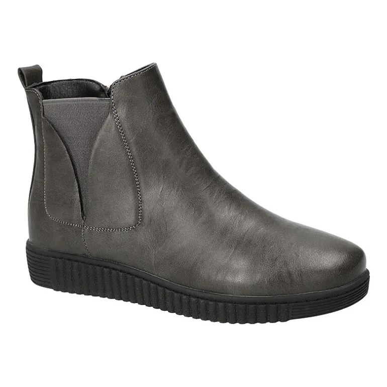 Easy Street Womens Wyatt Flat Heel Booties