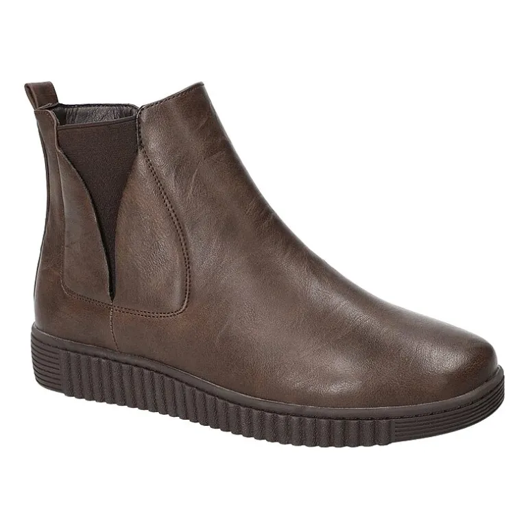 Easy Street Womens Wyatt Flat Heel Booties