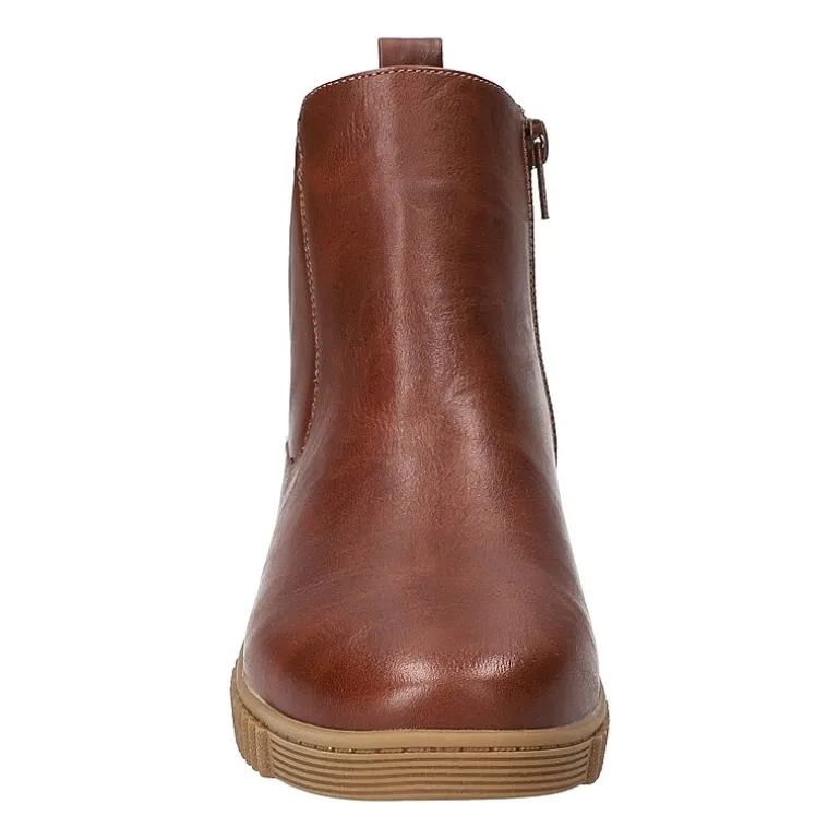Easy Street Womens Wyatt Flat Heel Booties