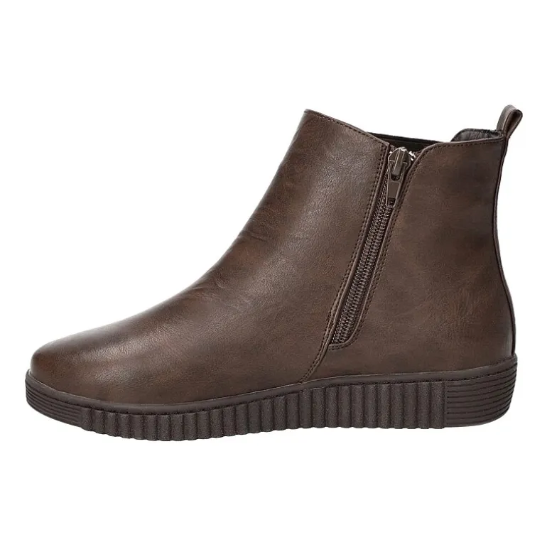 Easy Street Womens Wyatt Flat Heel Booties