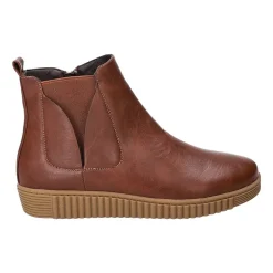Easy Street Womens Wyatt Flat Heel Booties