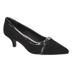 Easy Street Zayn Womens Pointed Closed Toe Kitten Heel Pumps