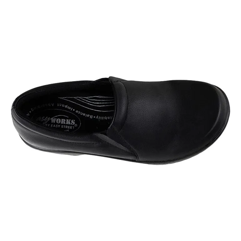 Easy Works By Easy Street Tiffany Womens Round Clogs