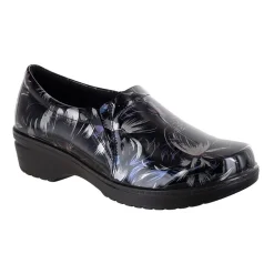 Easy Works By Easy Street Tiffany Womens Round Clogs