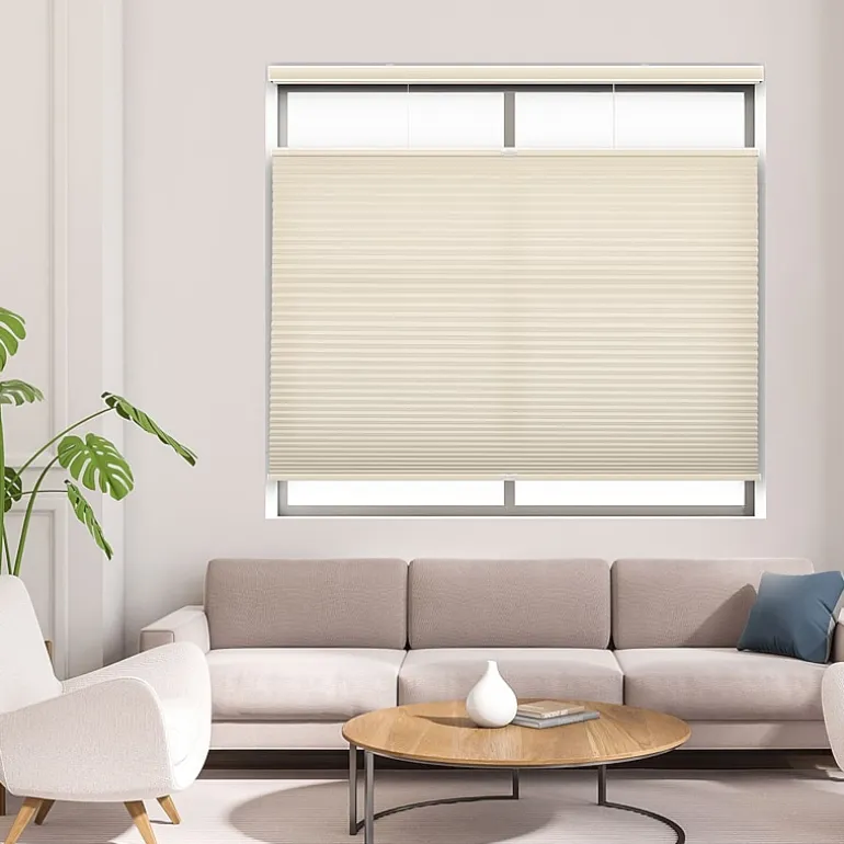 Eco Estates Custom Cordless Top Down Bottom Up Light-Filtering Cellular Shade