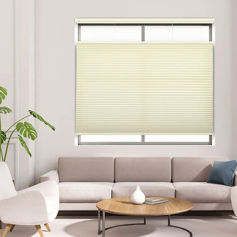 Eco Estates Custom Cordless Top Down Bottom Up Light-Filtering Cellular Shade