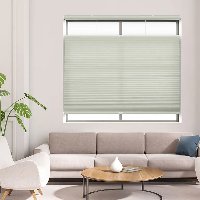 Eco Estates Custom Cordless Top Down Bottom Up Light-Filtering Cellular Shade
