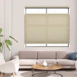 Eco Estates Custom Cordless Top Down Bottom Up Light-Filtering Cellular Shade