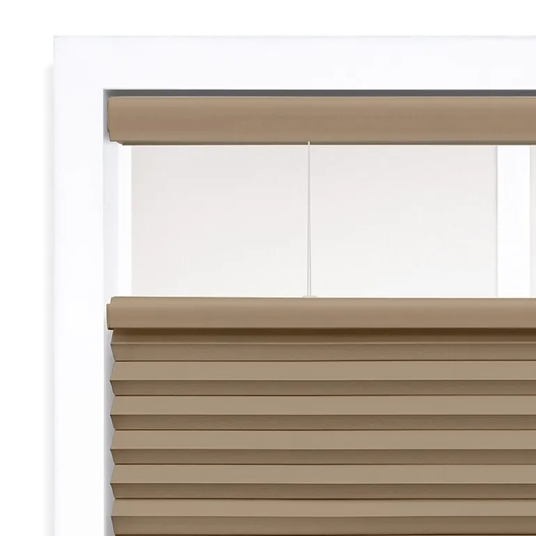Eco Estates Cut-To-Width Cordless Top Down Bottom Up Blackout Cellular Shade
