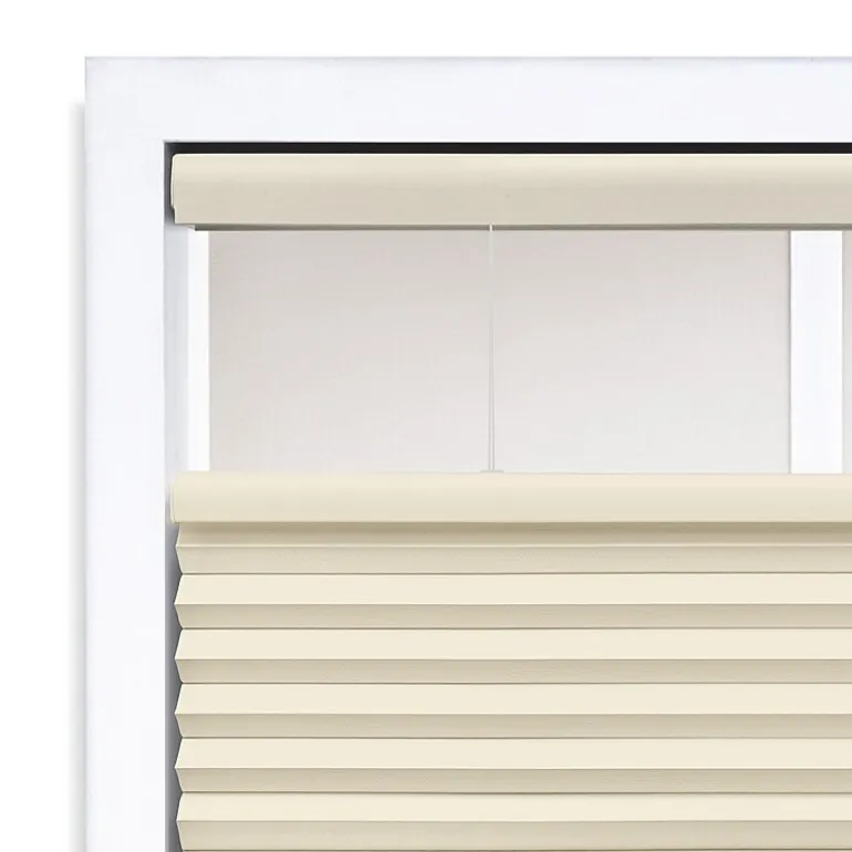Eco Estates Cut-To-Width Cordless Top Down Bottom Up Blackout Cellular Shade